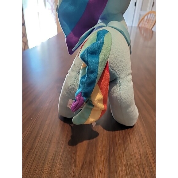 Hasbro My Little Pony Rainbow Dash Plush Stuffed Animal 13" Tall Toy Blue 2016 - Picture 9 of 14
